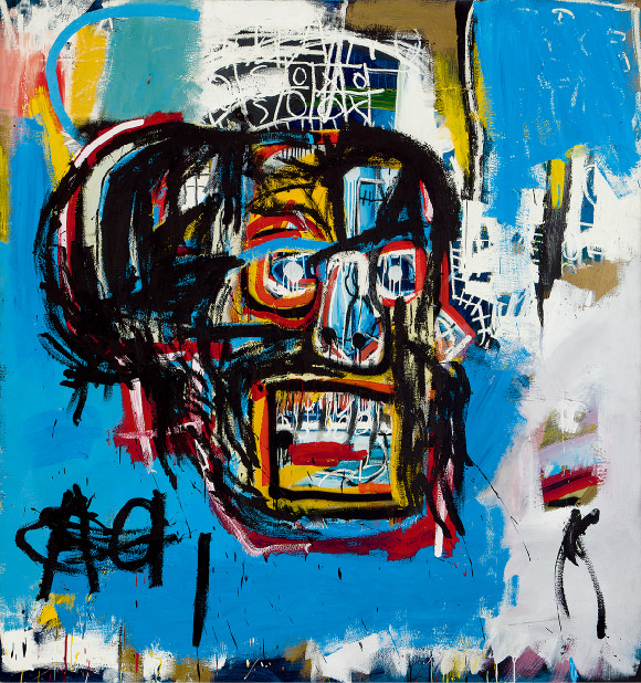 ジャン＝ミシェル・バスキア 《Untitled》 1982 Oilstick, acrylic, and spray paint on canvas 183 x 173 cm Yusaku Maezawa Collection, Chiba Artwork © Estate of Jean-Michel Basquiat. Licensed by Artestar, New York 